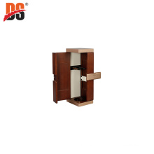 DS Wholesale Customized Brand Solid Wood Single Bottle Wine Packaging Wooden Box